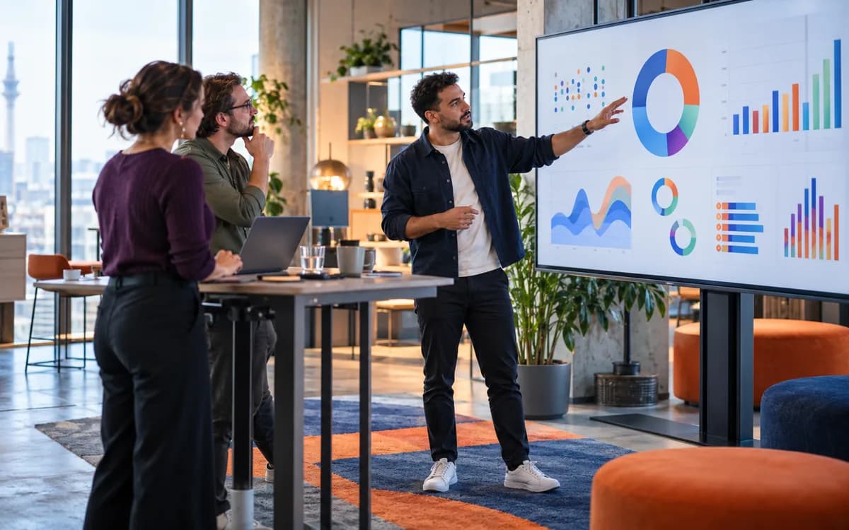 Data Analyst at work in a professional setting