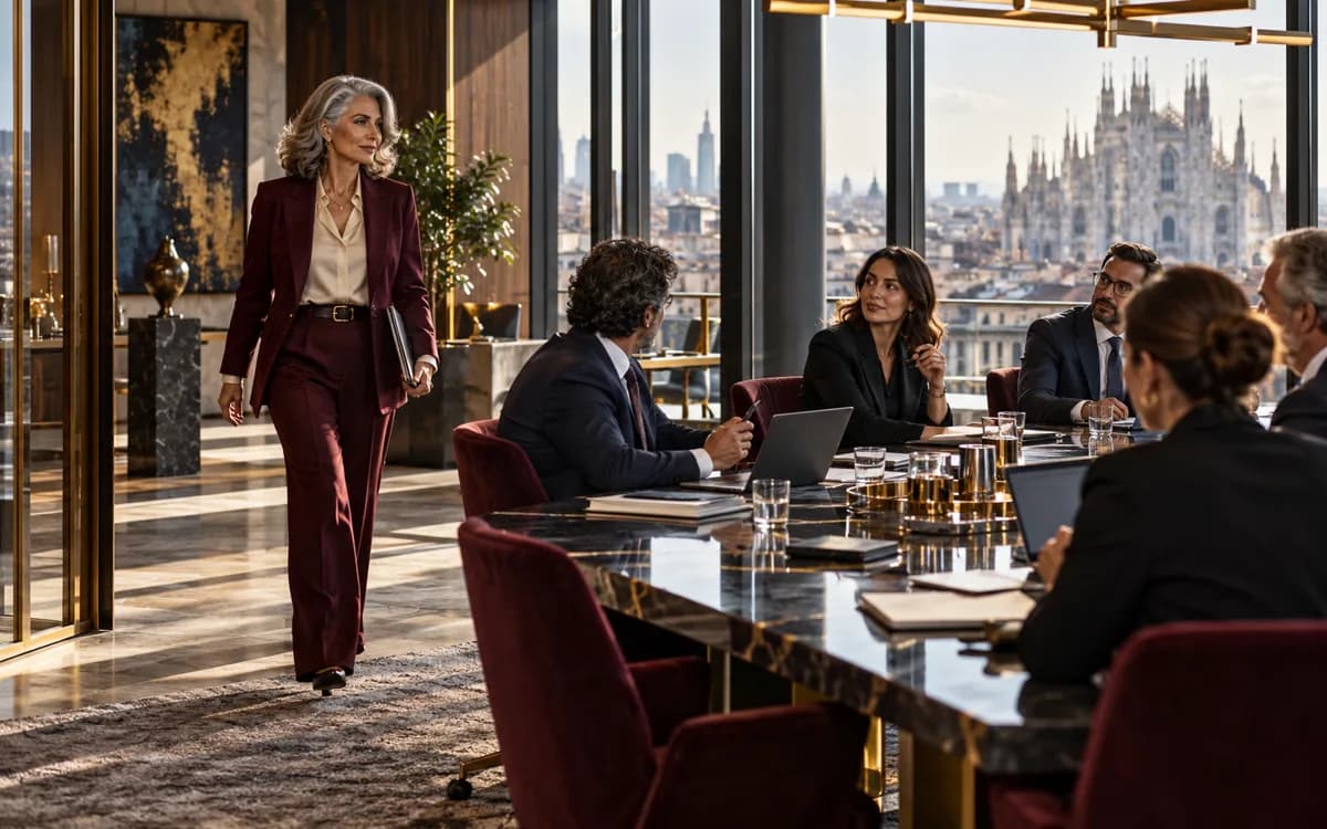 Executive at work in a professional setting