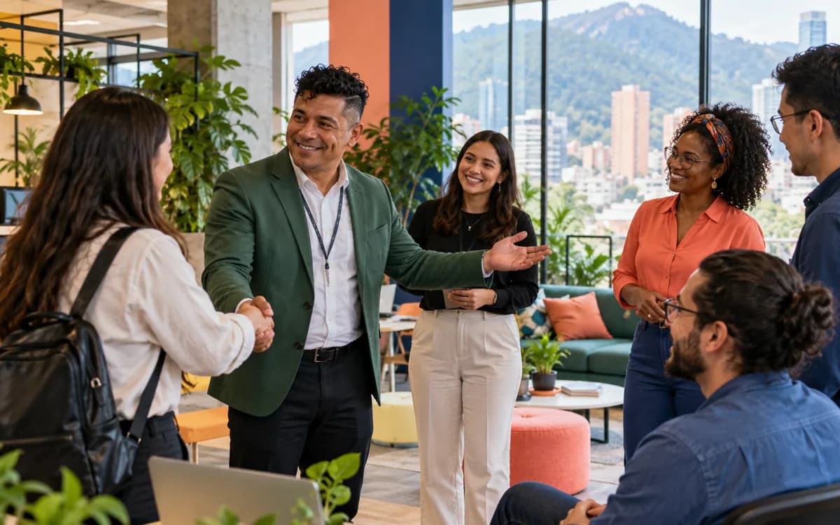 Human Resources Manager at work in a professional setting