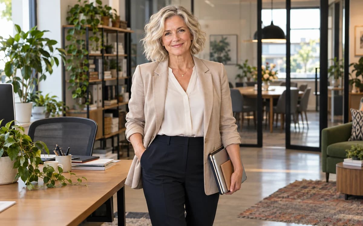 Office Manager at work in a professional setting