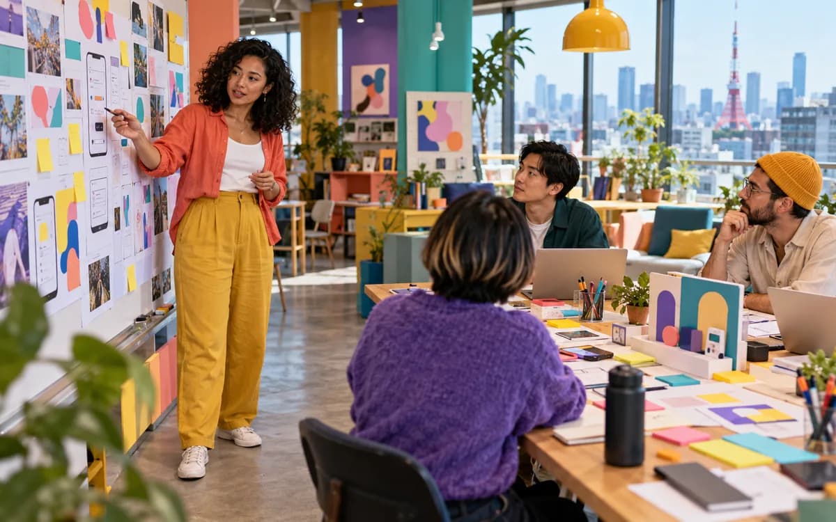 Product Manager at work in a professional setting