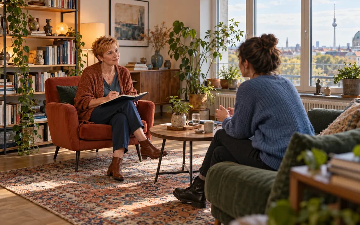 Psychologist at work in a professional setting