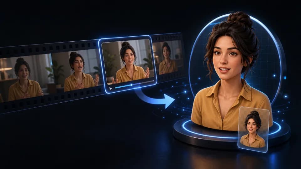 How to create an AI avatar from video with Medux MCP — tutorial cover
