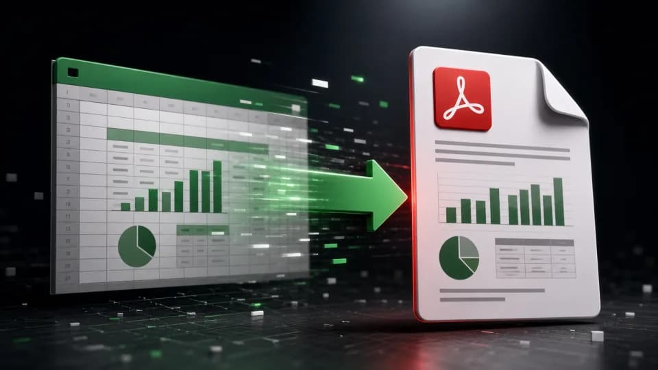 How to convert Excel to PDF with Medux MCP — tutorial cover