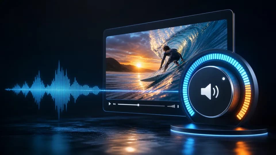 How to adjust video volume with Medux MCP — tutorial cover
