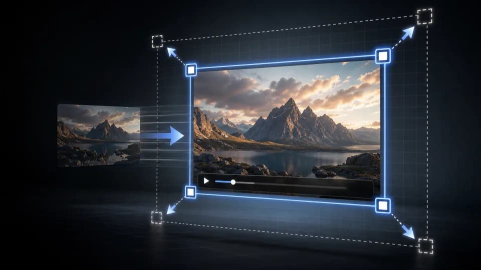 How to resize a video with Medux MCP — tutorial cover