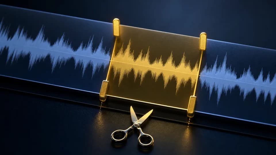 How to trim an audio file with Medux MCP — tutorial cover